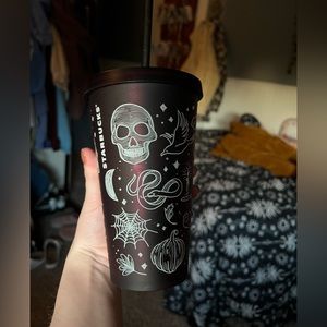2019 Plum Halloween Starbucks cold cup 16oz